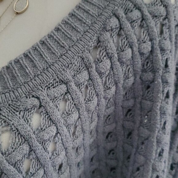 Calvin Klein Grey Knit Sweater - Picture 3 of 10